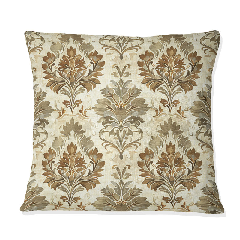 Brun rustique, charme élégant et rustique - Coussin Country, H 16 po x l 16 po, Carrée