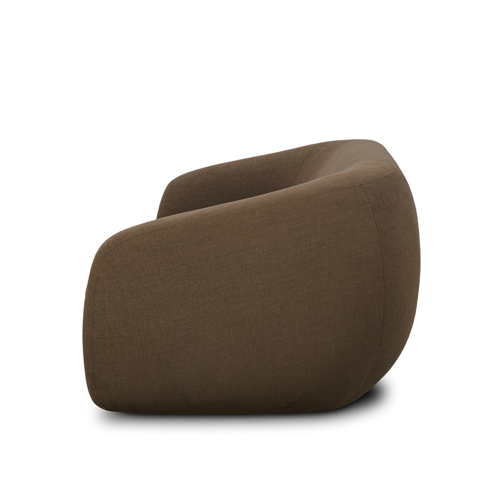 85" Sofa, Nomad Mushroom Crypton Performance Weave