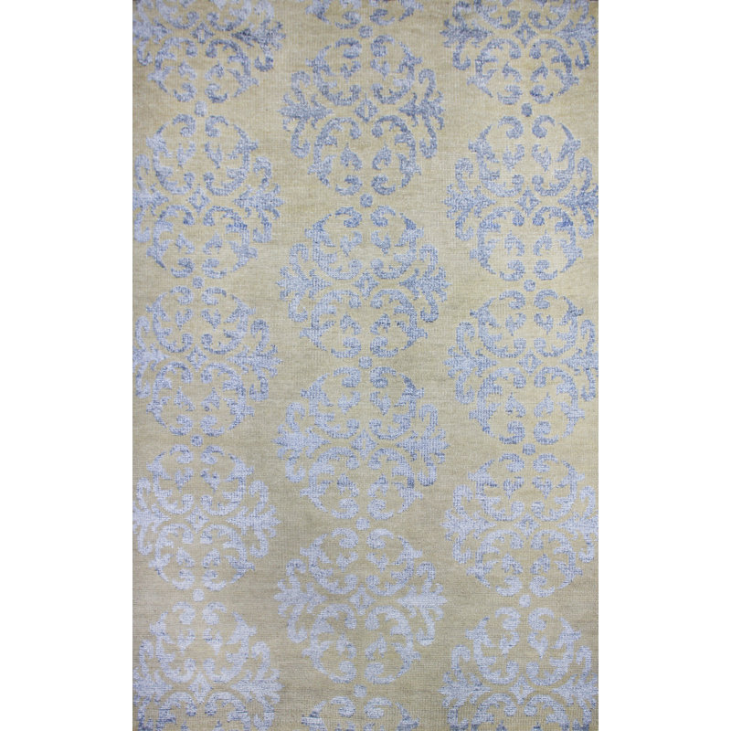 Devaney Wool Oriental Indoor Rug, Rectangle 5' x 8'
