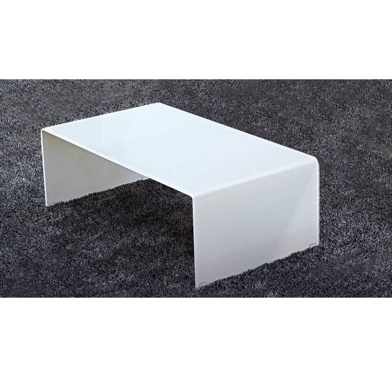 Dasher Coffee Table, Blanc, Non, H 15 po x L 24 po x l 43 po