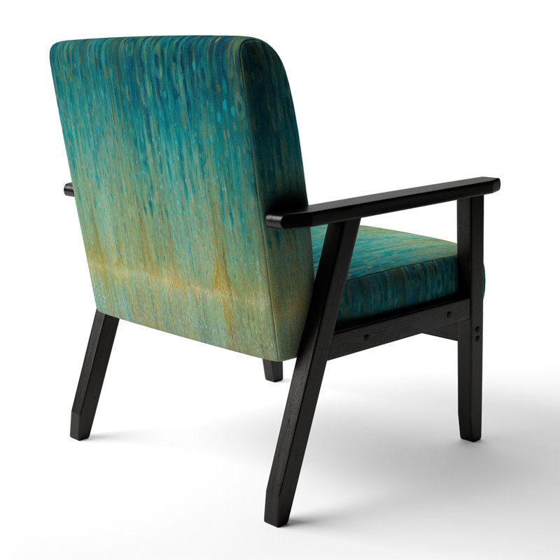 Fauteuil d'appoint rembourré 'Garlich - Rain Abstract