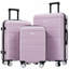 Ensemble de valises à roulettes doubles 3 pièces avec serrure à mot de passe Hardshell, valises légères 20 "+ 24" + 28 "