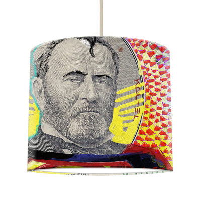 Gunn 29cm H Paper Drum Pendant Shade ( Screw On )