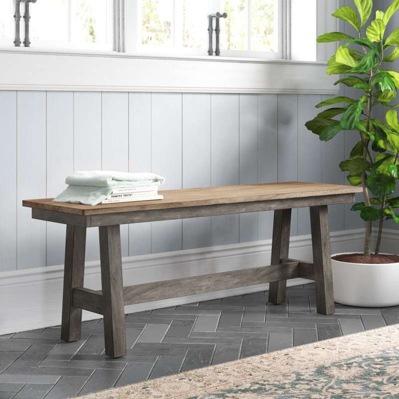 Keswick Backless Bench, Brown
