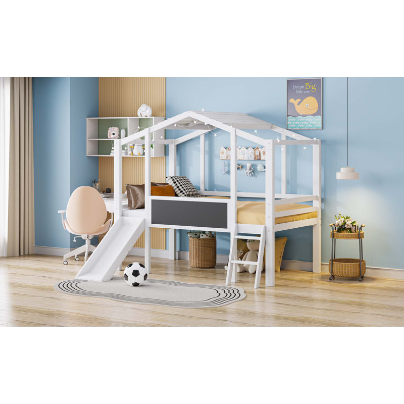 Muhlfeld Kids Twin Loft Bed, White