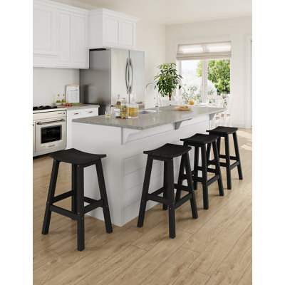 Ensemble de 2 tabourets de bar, tabouret de comptoir d'extérieur toutes saisons, support de poids de 400 lb, facile à nettoyer et à entretenir, pour bar, comptoir de cuisine et patio