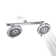 Double Shower Head with Built-in Valve, High Pressure 8 Setting Dual Shower Head Design
