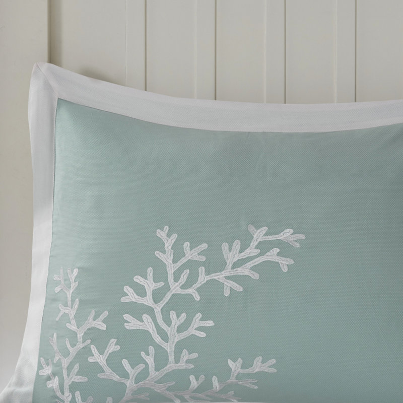 Édredon 100% coton avec taies décoratives Euro, Édredon double + 3 pièces supplémentaires