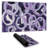 Abstract purple rings - 14.00"x24.25" Desk mat