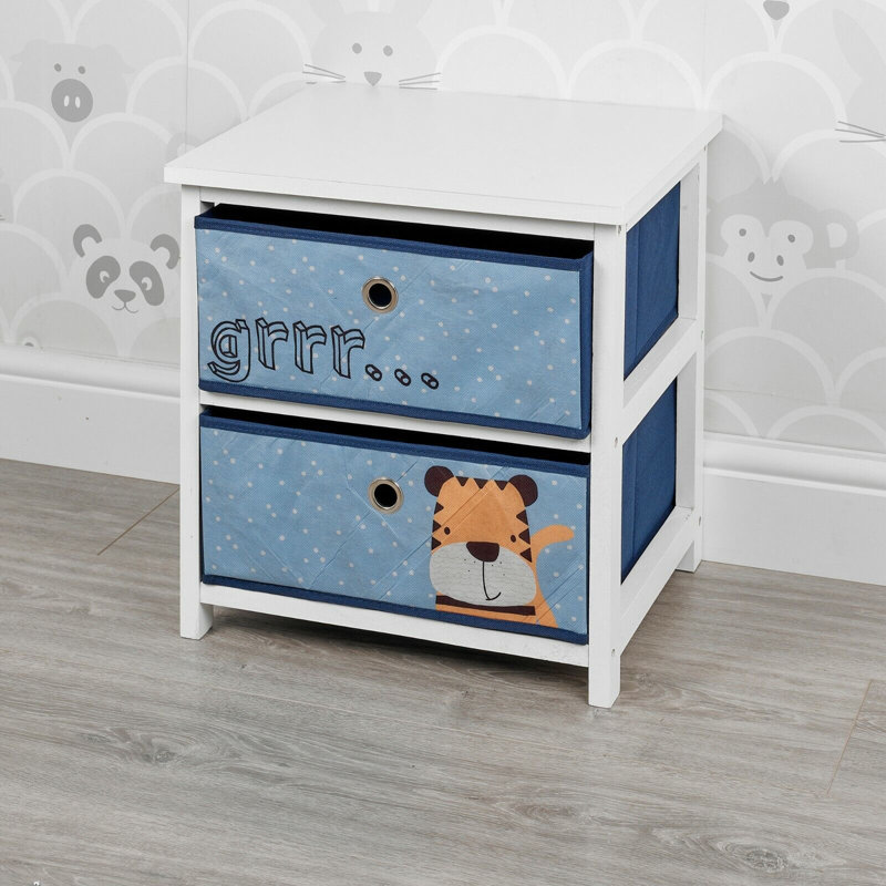 Woodbluff 41cm W Bedside Table