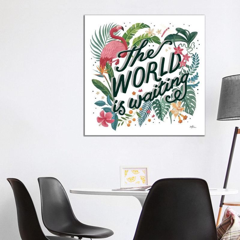 Jungle Love VIII by Janelle Penner - Wrapped Canvas Print, 93.98 cm H x 93.98 cm W x 3.175 cm D
