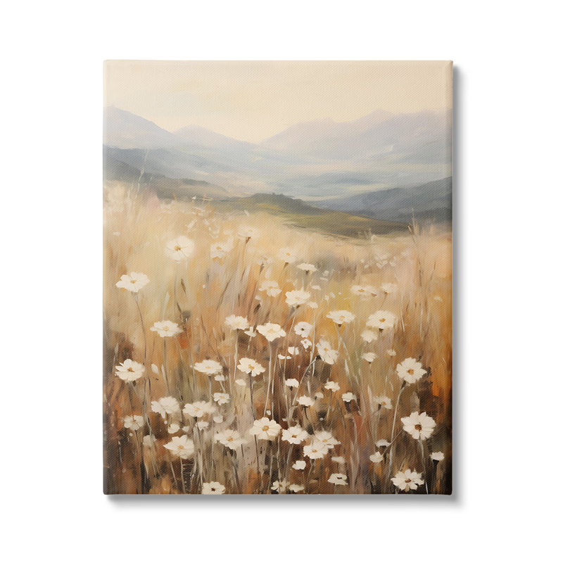 Mountain Valley Meadow Wrapped Canvas Print, 48" H x 36" W