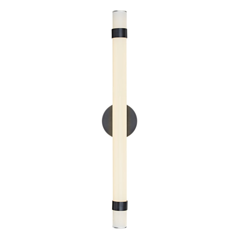Madison Dimmable LED Bath Bar, Urban Bronze/Glossy Opal