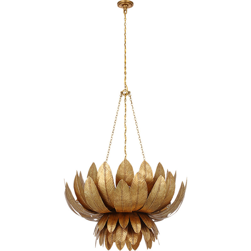 Sinclair 9 - Light Chandelier, 41.75" H x 33.75" W x 33.5" D, French Gild