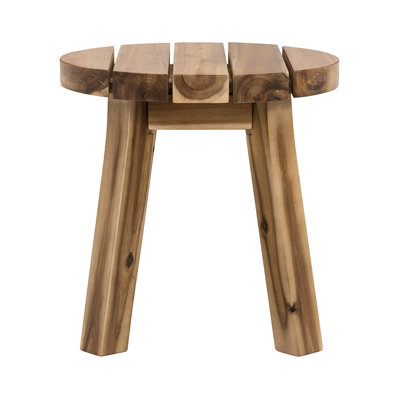 La table d'appoint ronde en bois 16 x 16 po, solide et pratique pour toute table de 16 x 16 po, rehausse l'ambiance de la pièce