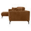 Riviera 4 Seater Corner Sofa, Fabric, 286cm Modern L-Shaped with Metal Legs-404754976-418821126