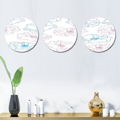 Abstract Wall Decor on Metal
