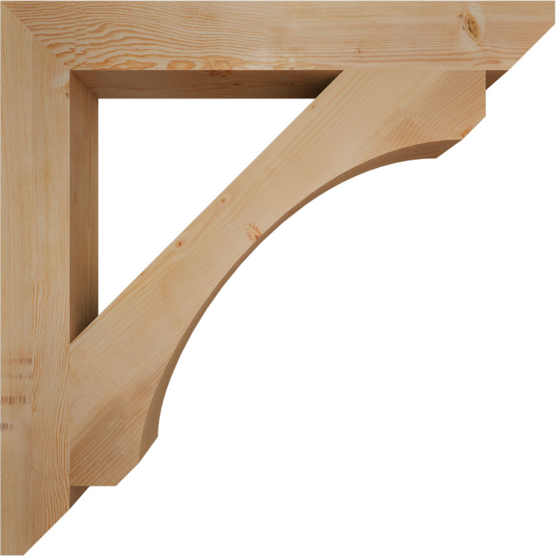 Support lisse à lattes Legacy, Sapin de Douglas, H 48 po x l 6 po x P 48 po