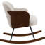 Chaise berçante rembourrée Muthu Boucle-106802201