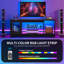 LED TV Unit for TVs up to 65 Inch, TV Cabinet , Gaming Entertainment Center with Adjustable Glass Shelf-1108230666
