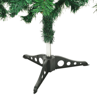 Artificial Half Pre-lit Christmas Tree with Ball Set Party Decoration