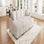 Canapé-lit modulaire convertible en L de 109,1 po avec canapé-lit en U et canapé-lit mobile avec rangement pour le salon, beige