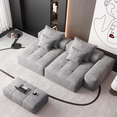 Canapé modulaire surdimensionné Boneless avec 2 méridiennes et 2 accoudoirs