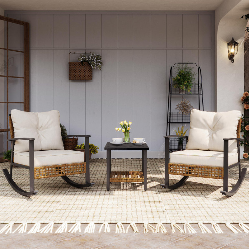 3 Piece Multiple Chairs Seating Group with Cushions