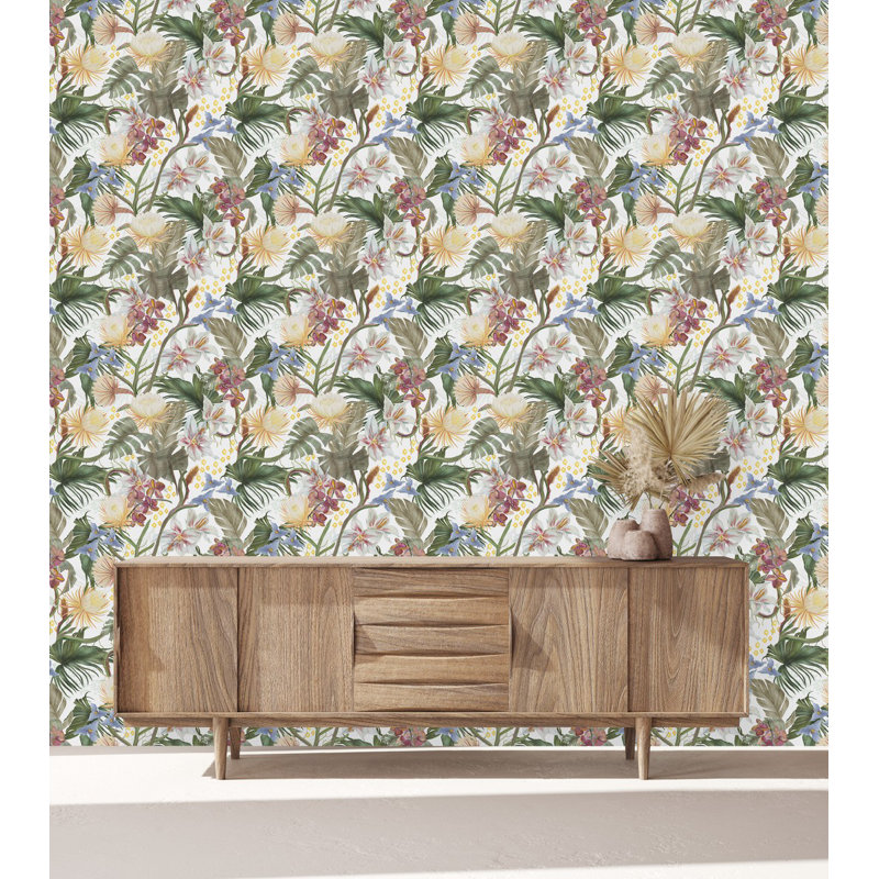 Ketrell Floral Tile, 2.08' W x 10.42' L