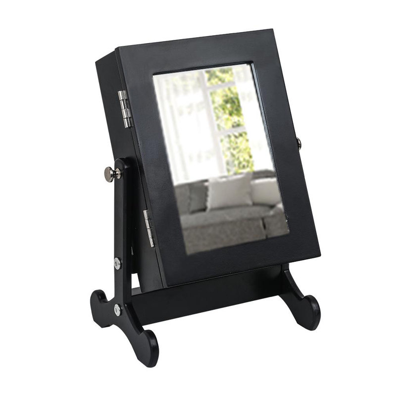 Wood Jewelry Box +, Black