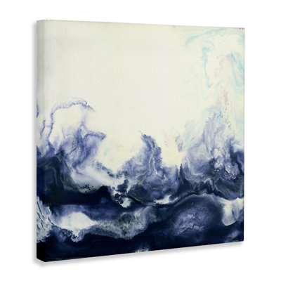 Toile à motif de vagues océaniques, design par Laura Van Horne