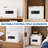 2.2 Cu ft Fireproof Home Safe Box, 4‑in‑1 Biometric Fingerprint, Password, Key & External Power Access, Dual Alarm System with Fireproof Bag for Jewelry and Documents