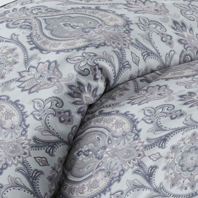 Ensemble d'édredon surdimensionné Boho Paisley par Southshore Fine Linens, Aigue-marine