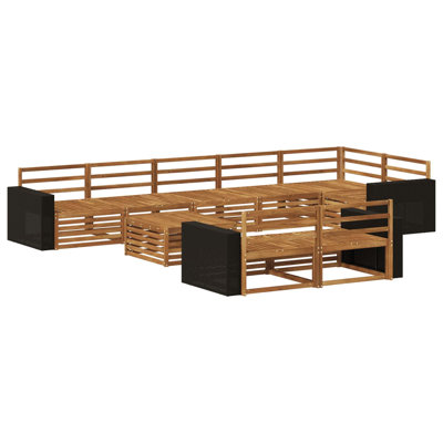  Outdoor Sofa Set 9 Pcs
