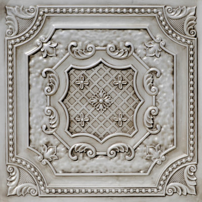 Elizabethan Shield 2 Ft. X 2 Ft. Drop-In Or Glue-Up PVC Ceiling Tile