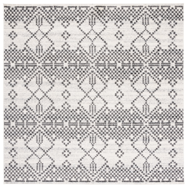Tulum Performance Southwestern Rug, Square 6'7"