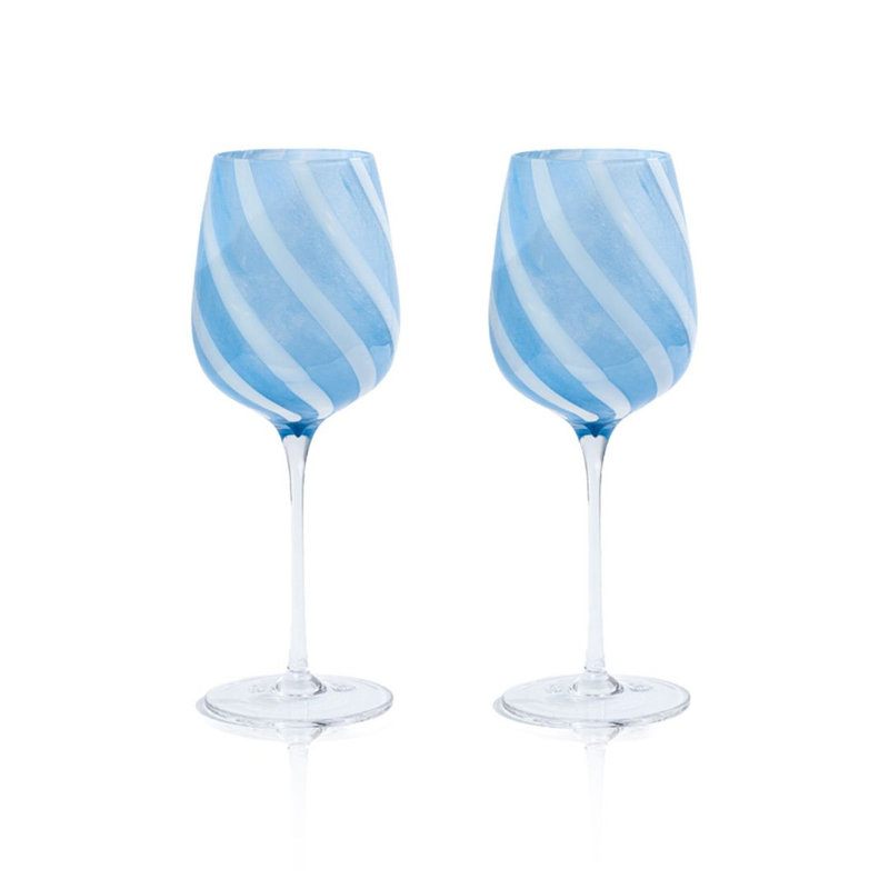 Ensemble de 2 verres à vin Savannah, Blue