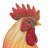 Farm Garden Stake - Rooster