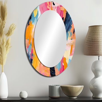 Spuglio - Miroir mural ovale moderne