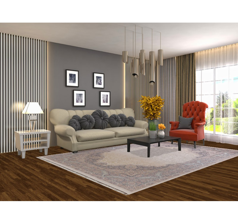 Tapis traditionnel sculpté 7 x 10