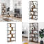 Colette 180cm H x 80cm W Iron Standard Bookcase-50584750
