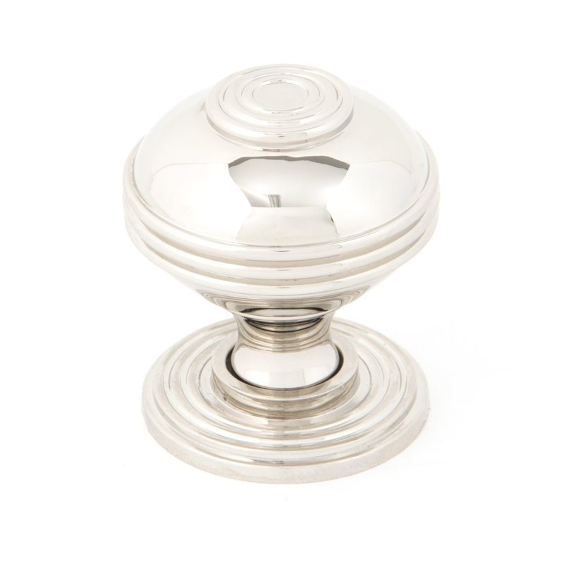 Prestbury Cabinet Round Knob, Polished Nickel