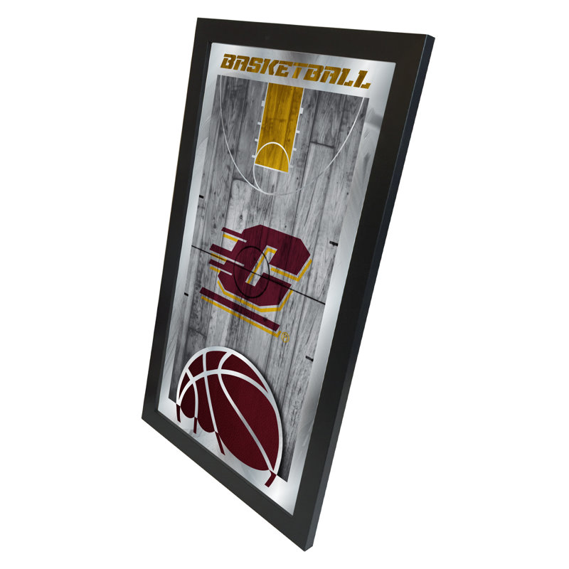 « basket mirror », impression encadrée NCAA, Central Michigan