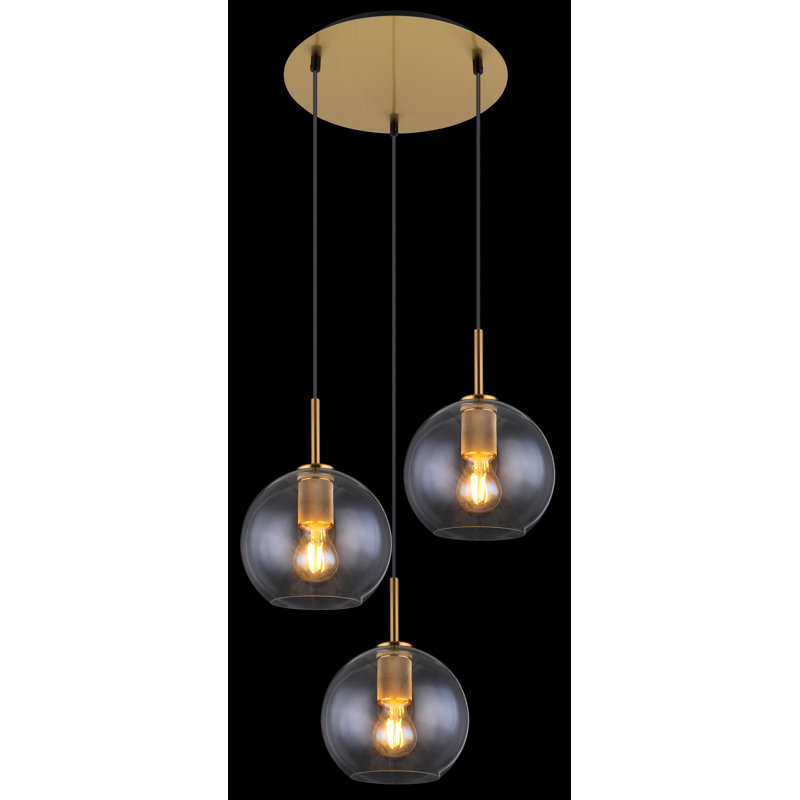 3 - Light Brass Pendant