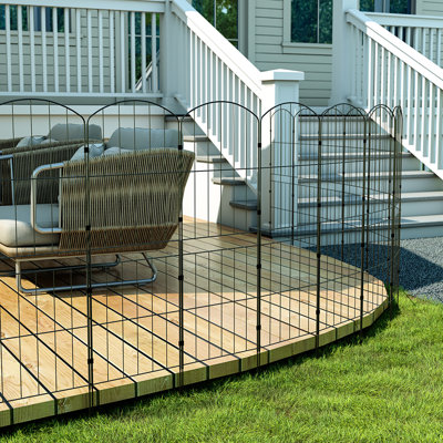 96 cm H x 31 cm W Border Fencing