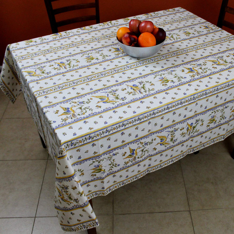 Nappe rayée 100% coton
