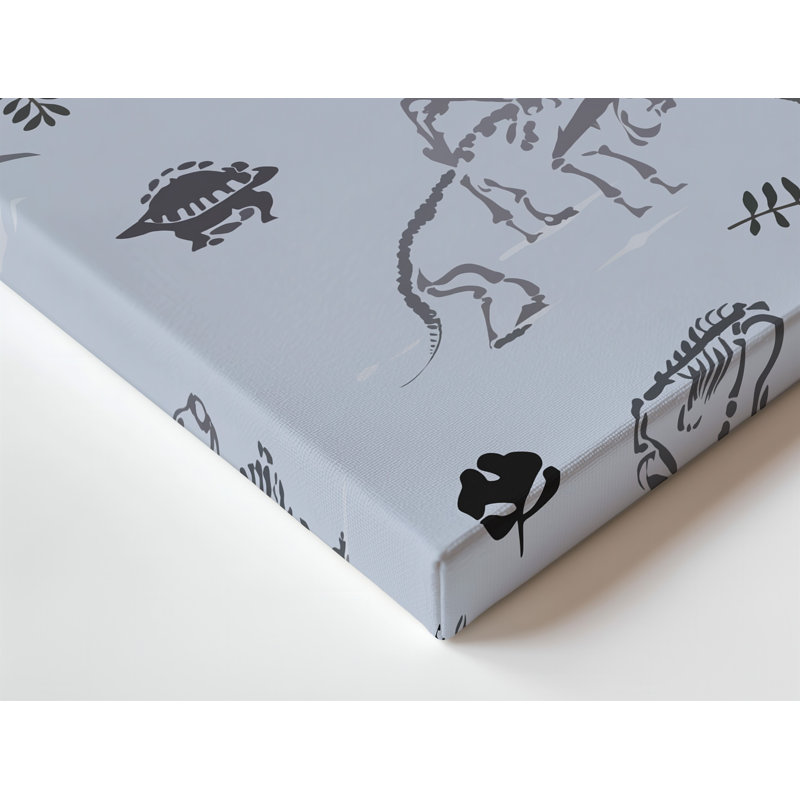 Toile, un motif sans soudure, affiche des illustrations squelettiques stylisées d'un lapin, art de chat, chat et tortue