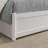 Akanthou Solid Wood Storage Bookcase Platform Bed with Footboard & Under Bed Drawers-725538331-725538330