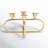 Nara 5.6" Aluminum Tabletop Candelabra-496595340