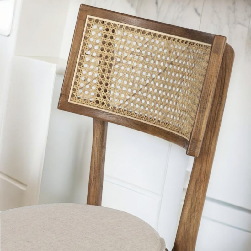 Chaise Italia, Bois jaune moyen